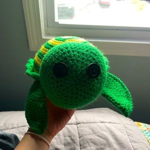 Crochet turtle. Super cute and cuddly